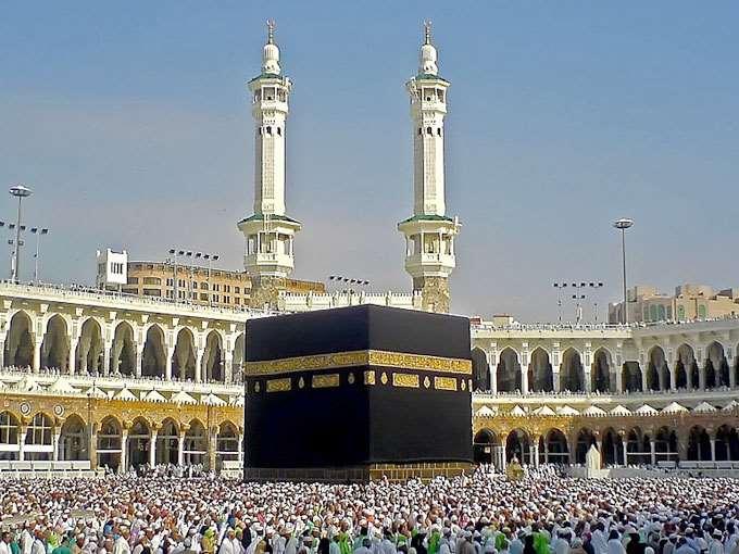 In the tradition, Abraham built a structure called the Kaaba where he worshipped.