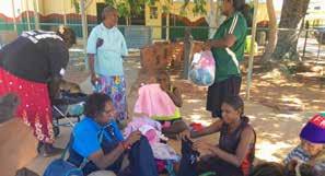 Parish News HALLS CREEK As the cold weather, consisting of a chilly easterly desert wind, made itself felt the