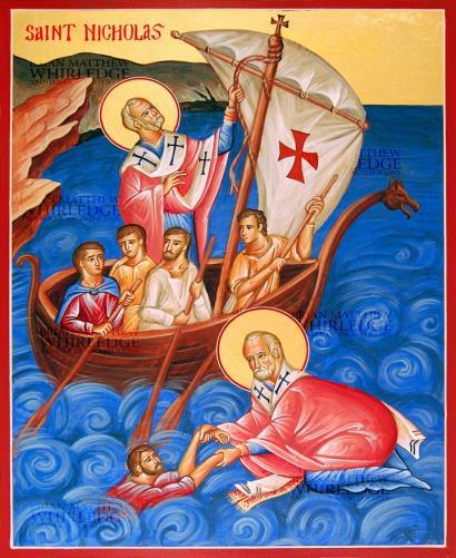 St. Nicholas of Myra Other stories tell of St. Nicholas saving his people from famine, sparing the lives of those innocently accused, and much more.