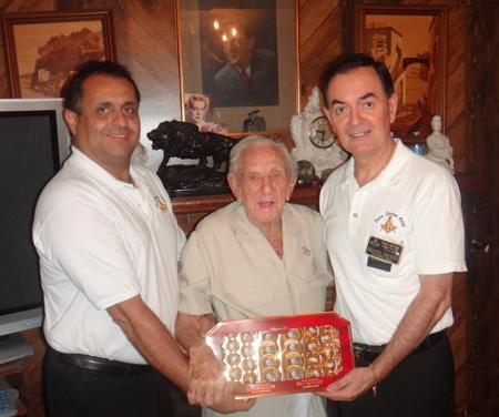 Presenting delicious Mozart plates and balls from Austria to Brother Lyons On