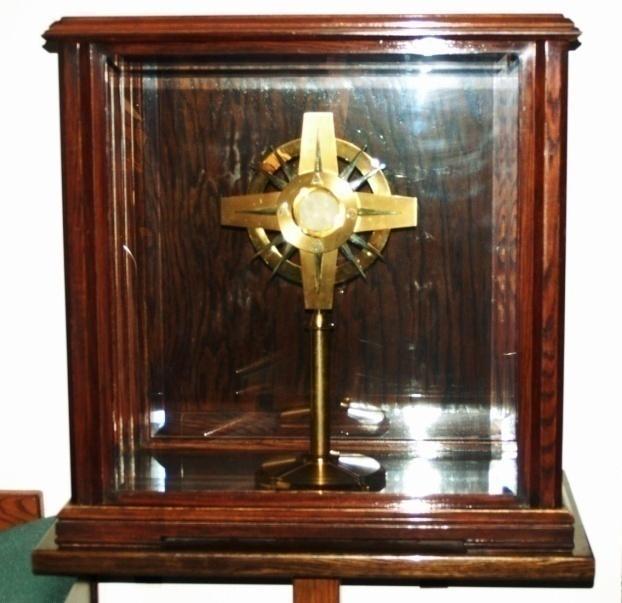 If there are not enough hosts then a ciborium from the Sacristy should be placed on the Altar with hosts to be blessed for the Mass.