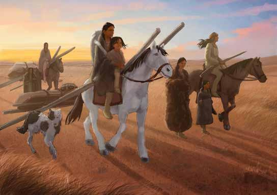 During this period in history, Native Americans were forced to leave their homeland and move from place to place. signing agreements.
