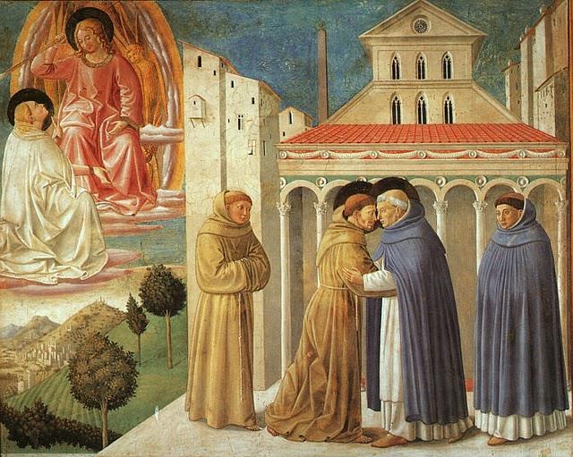 Franciscans and Dominicans Franciscans: Founded by Francis of Assisi Imprisoned during local war- had a series of dramatic spiritual experiences Abandoned all worldly good to live and preach in