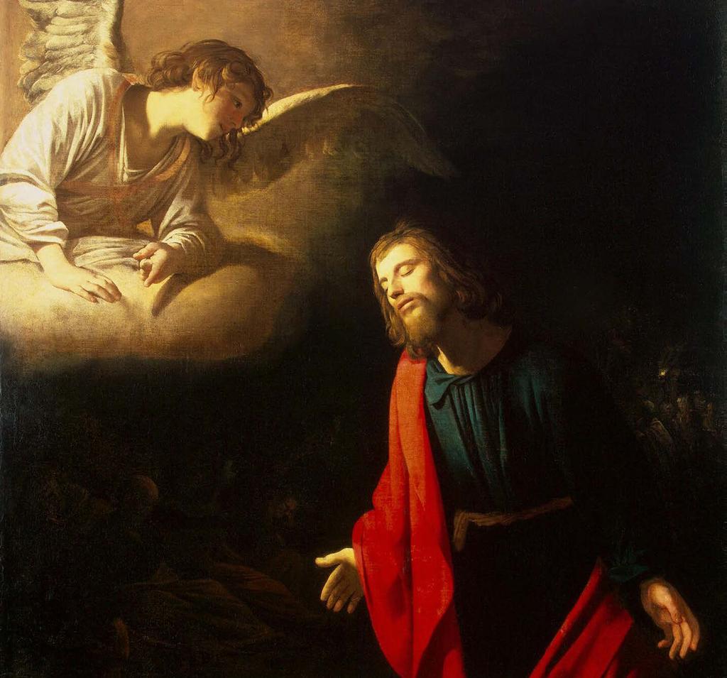 Garden of Gethsemane Then an angel from heaven