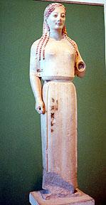 Evolution of sculpture Archaic Classical (Aphrodite) Late Classical (Amazon)