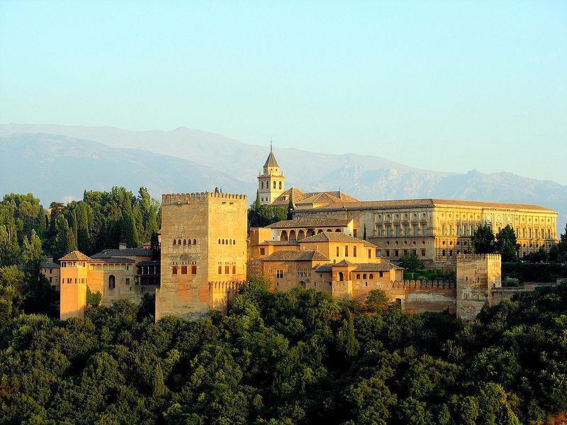 The Alhambra served as a cultural center in southern Spain.