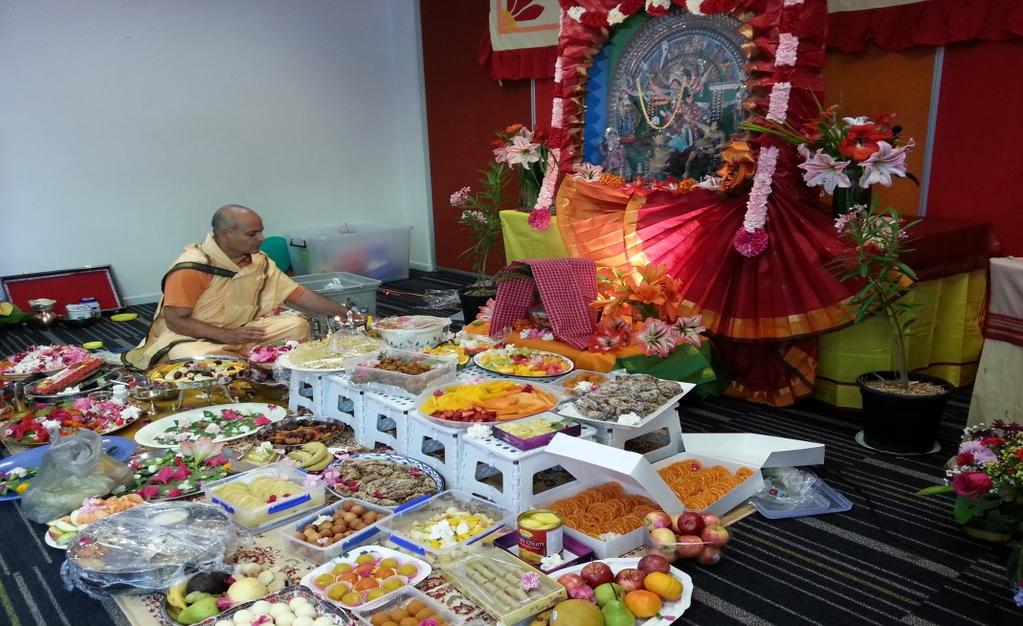 Sri Durga Puja at Springfield Lakes, QLD e) The Significance of death and dying according to Hinduism at a symposium organised on 22-Oct-2015 by Bluecare Multicultural service and the Metro South