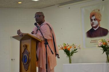 b) Every month on a prescheduled Sunday the reading from The Gospel of Sri Ramakrishna including discussion on relevant points were conducted at devotees homes.