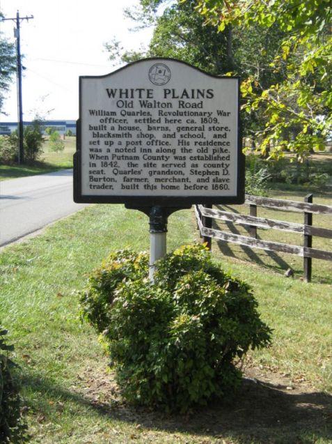 Family tradition says that he and his family arrived the same month on Christmas Day at their new home in a community known as White Plains in White County, Tennessee.