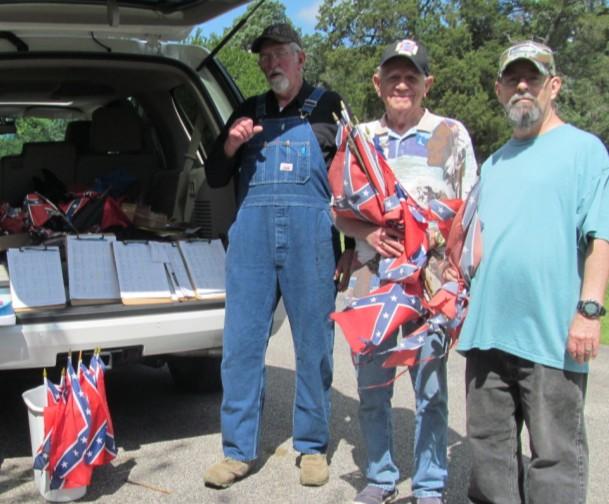 A special thank you goes to Chris Perryman who recently brought dozens of flags to our meeting as directed by his mother who asked that they be used at Athens area cemeteries.