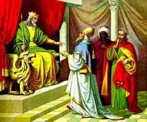 GUESS THE CHARACTER - CLUES & PICTURES Ans : King Herod says to the three wise men :