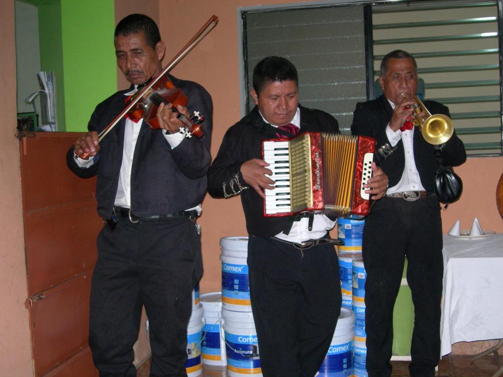 A Mariachi Band makes a surprise appearance at