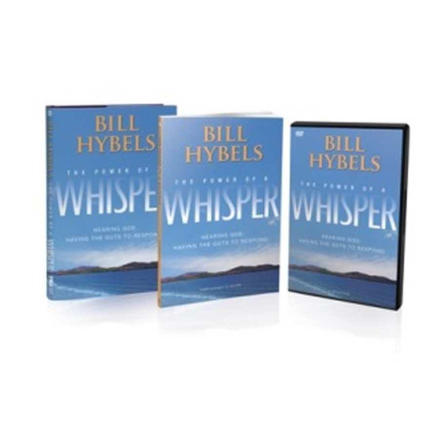 Hybels, Bill The Power of a Whisper Hearing God, Having the Guts to Respond 4 Weeks DVD kit A vision for what life can look like when directed by divine input from above.