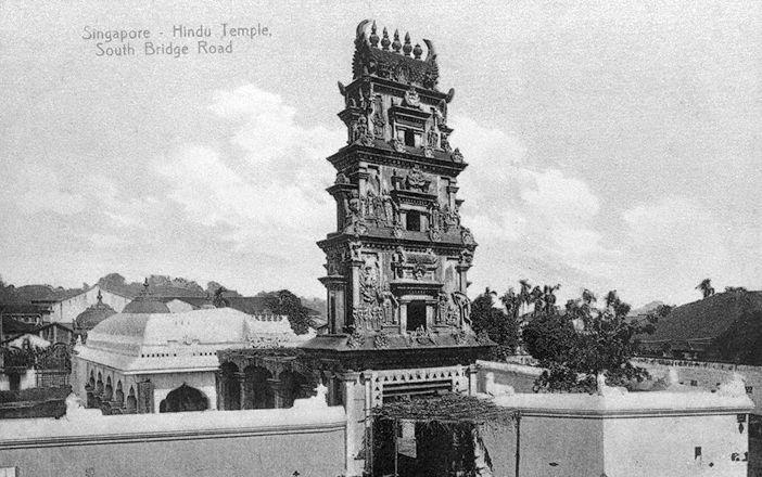 Narayana Pillai, who was an employee of Raffles, helped to set up one of the earliest Hindu temples Sri Mariamman Temple (see Figure 2).