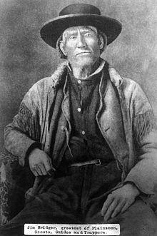 Jim Bridger Jim Bridger (1804-1881) came west at the age of 17. He was the first American to see the Great Salt Lake, and he discovered Bridger s Pass, which shortened the Oregon Trail by 61 miles.