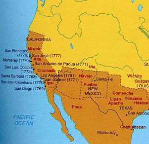 There were Spanish settlements in New Mexico as early as the 1500s.