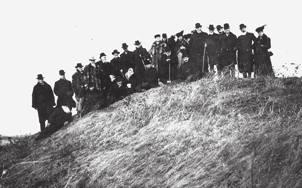 66 The Religious Educator Vol 8 No 1 2007 Visitors to the Hill Cumorah, 1905. Standing, left to right: S. B. Young, Jesse M., Ashby Snow, Joseph F. Smith, John Henry, John McDonald, George F.