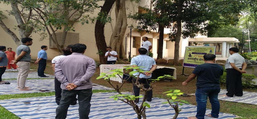 National Institute of Naturopathy conducted International day of Yoga at various institutes across Pune.