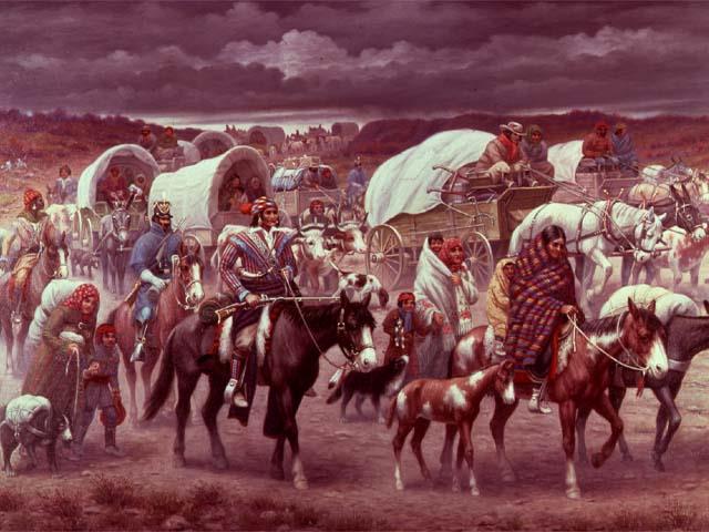 This picture, The Trail of Tears,