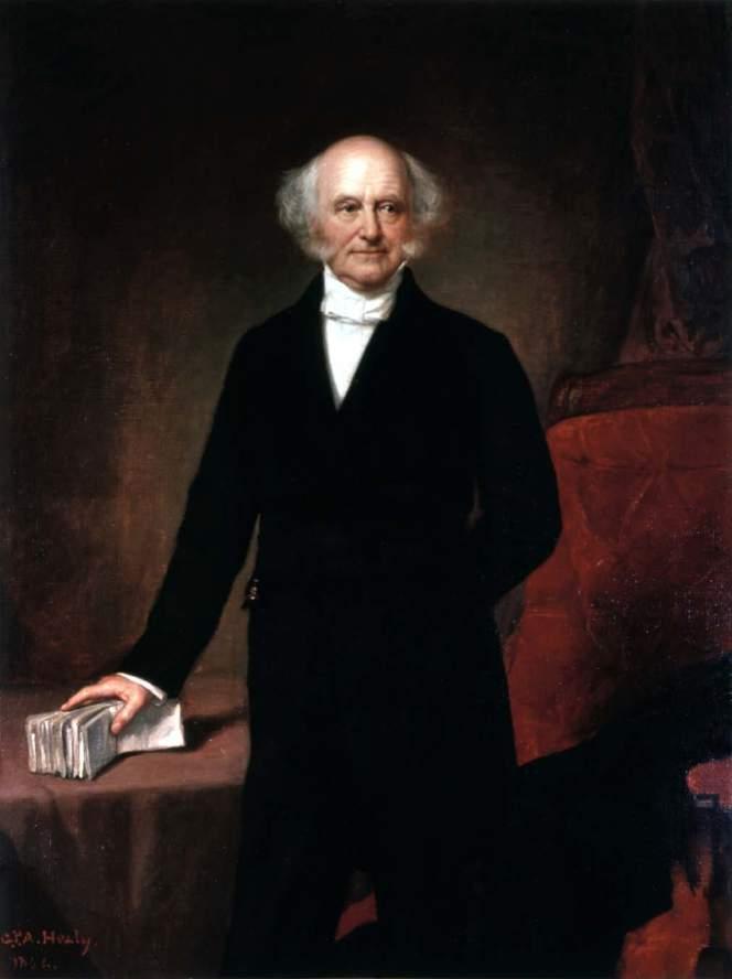 There were challenges left to Van Buren by Andrew Jackson. Martin Van Buren (1782-1862) was the eighth President of the United States (1837-1841).