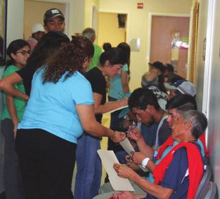Michael the Archangel parish sponsored free medical examinations for the migrant workers.