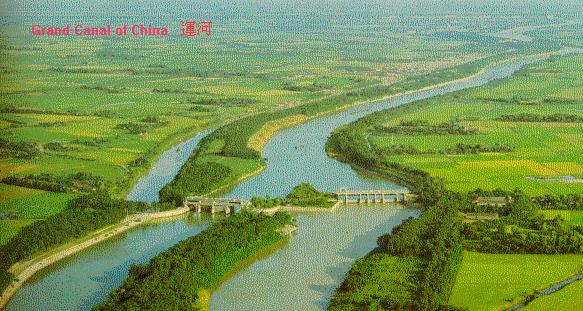 And he built the 1,100 mile Grand Canal, which linked the Yellow River in northern China