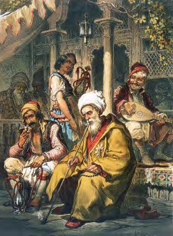 Turkish Coffeehouses During Ottoman times coffeehouses were places where men would come together and form public opinion.