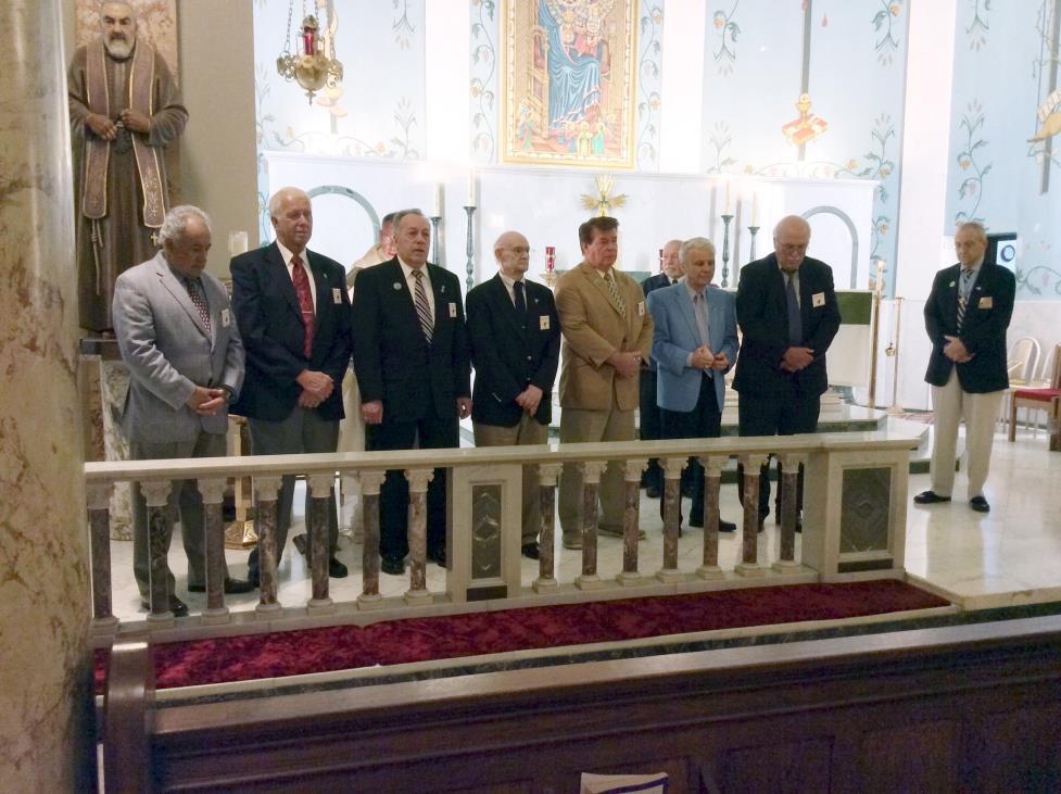 Installation of Chapter 4 Officers The installation of the New Jersey Chapter No. 4 Officers was conducted on September 15th at St. Mary of Mount Virgin Church in New Brunswick.