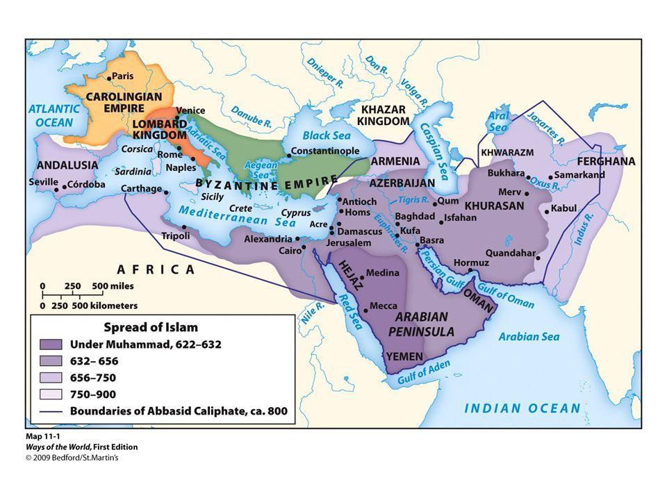 Muslim Expansion The Abbasids murdered all but one remaining family member of the Umayyad dynasty, who fled to Spain, establishing there another Umayyad dynasty. (Abd al-rahman.