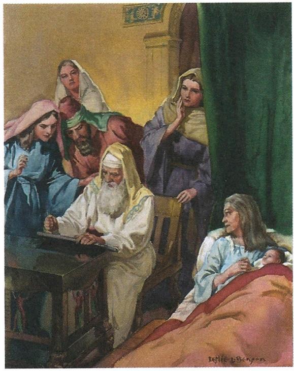 3. The Birth of John the Baptist Luke 1:57-80 John Named. When Elisabeth gave birth to a son, her neighbors and her cousins heard how the Lord had shown great mercy to her, and they rejoiced with her.