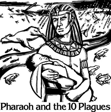 Story of Moses and the Plagues (Exodus 4-10) The Israelites were happy in Egypt for a long time, but then the Pharaoh who like Joseph so much died.