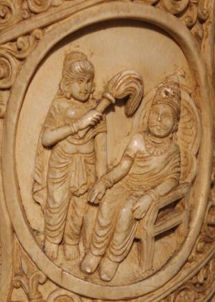 Slide 12 A Few Historical Assumptions Kshatriya varna Father: Suddhodna Mother: Maya Early 20 th century ivory carving of