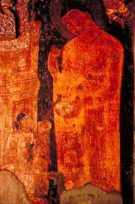 Slide 13 A Few Historical Assumptions Spouse: Yasodharā Son: Rahula Ajanta Cave painting of Yasodharā and Rahula, dated somewhere between 2 nd