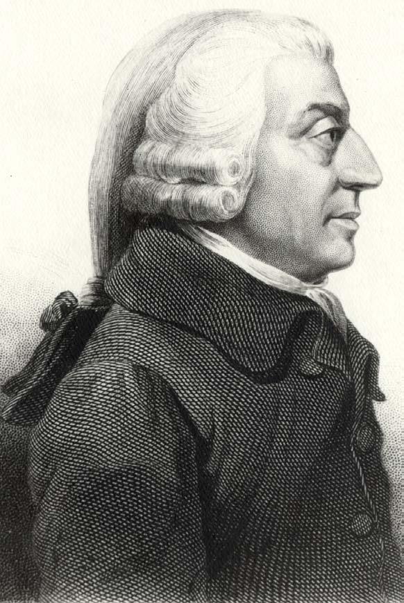 2. Adam Smith (1723-1790): (Scottish) An Inquiry into the Nature and Causes of the Wealth of Nations (1776) The Invisible Hand guided free markets