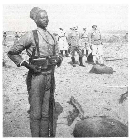 Senegalese Tirailleurs Colonel Mangin and the Tirailleurs Senegalese in