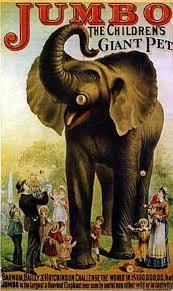 Founded Barnum & Bailey Circus in 1870 and bought Jumbo, the famous elephant from the London Zoo.