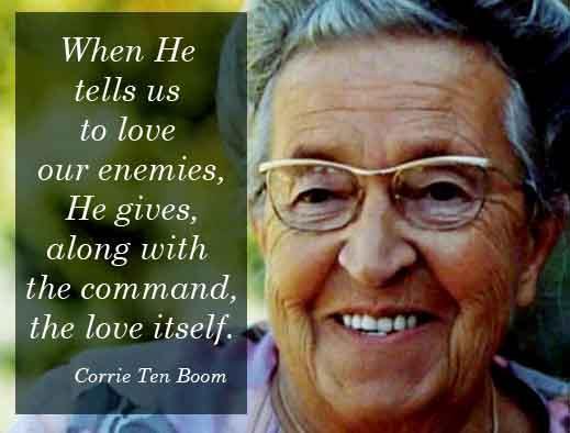 The story of Corrie Ten Boom Corrie Ten Boom was a Dutch girl who helped save Jewish lives in Holland in the Second World War.