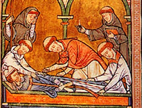 The Burial of Thomas Becket Overnight Thomas Becket became a martyr