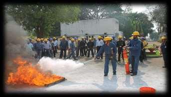 Live Fire Fighting trainings held at Bhivpuri HPS Safety First