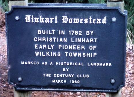 This image shows the historic Linhart home.
