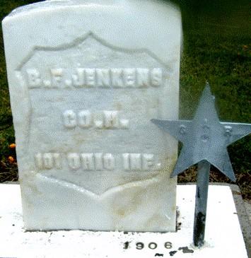 OCCGS Civil War Veterans Project Veteran s Information Veteran s Name: Benjamin F. JENKINS Birth Date: abt.
