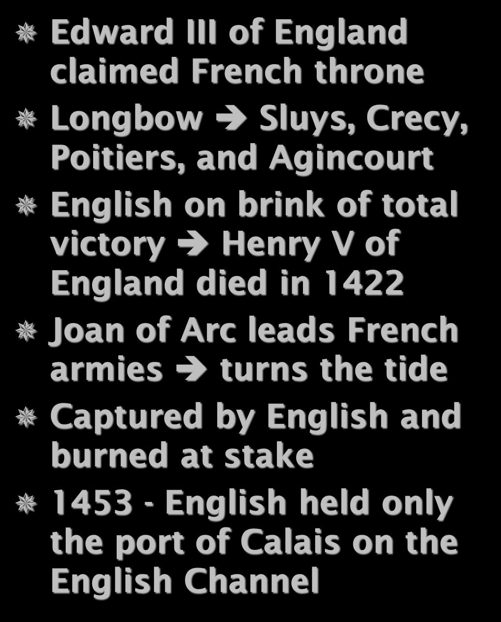and Agincourt English on brink of total victory Henry V