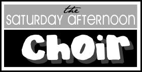 . Opening hymn: Rest hymn: Closing hymn: Which choir sang Saturday afternoon?