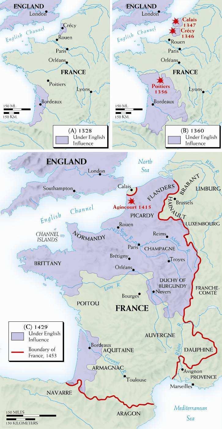 flags due to peasant revolts Recommences with English victory at Agincourt, 1415 Duchy of