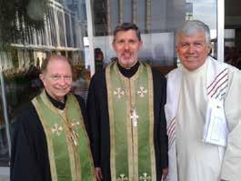 Representing our Byzantine Catholic Church were Fr. Stephen G Washko with Cantor Bob Pipta and the Annunciation Choir along with Fr.