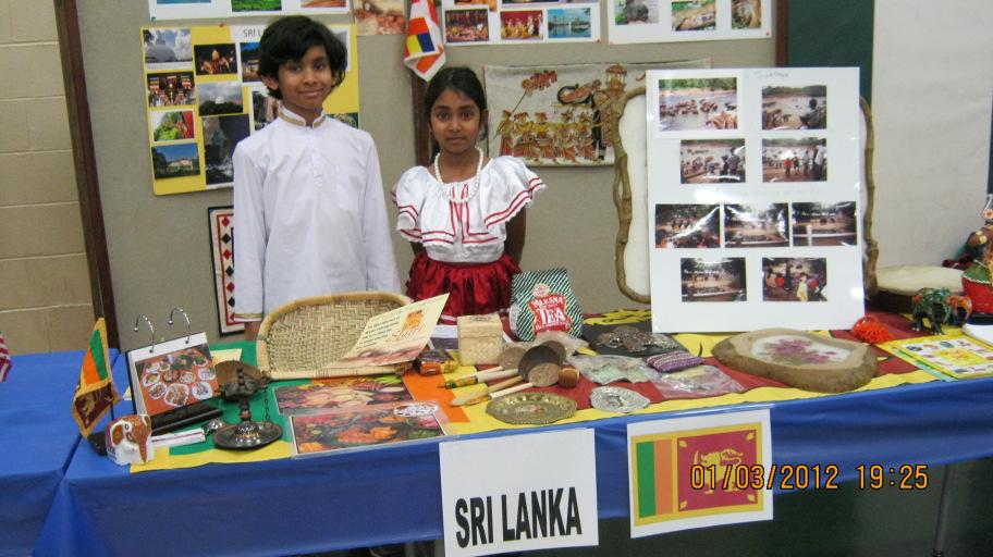15 Sri Lanka at International Bazaar Venue: Bridgewater-Raritan school district at Hillside Intermediate School.