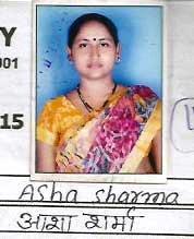 0261 Father/Husband ASHA SHARMA SRI PARAS NATH SHARMA Examination Roll No.