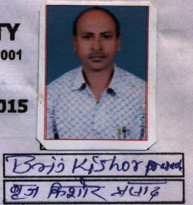 2498 Father/Husband BRIJ KISHOR PRASAD RAGHBIR PRASAD BHAGAT Examination Roll No.