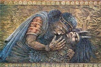 The poem presents Enkidu as Gilgamesh s equal or second self.