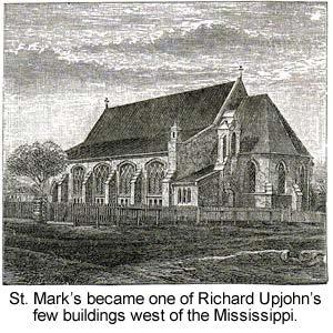 Mark s members would settle only for the nation s leading church architect Richard Upjohn in New York City. St.